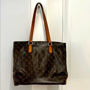 Louis Vuitton Cabas Mezzo Monogram Tote Bag